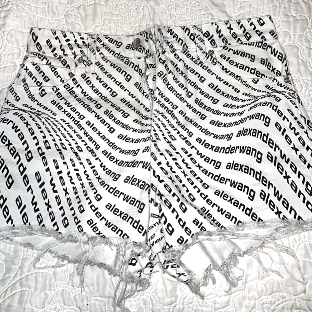 Alexander Wang White Shorts
